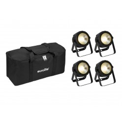 EUROLITE Set 4x LED PARty Spot COB + Soft Bag